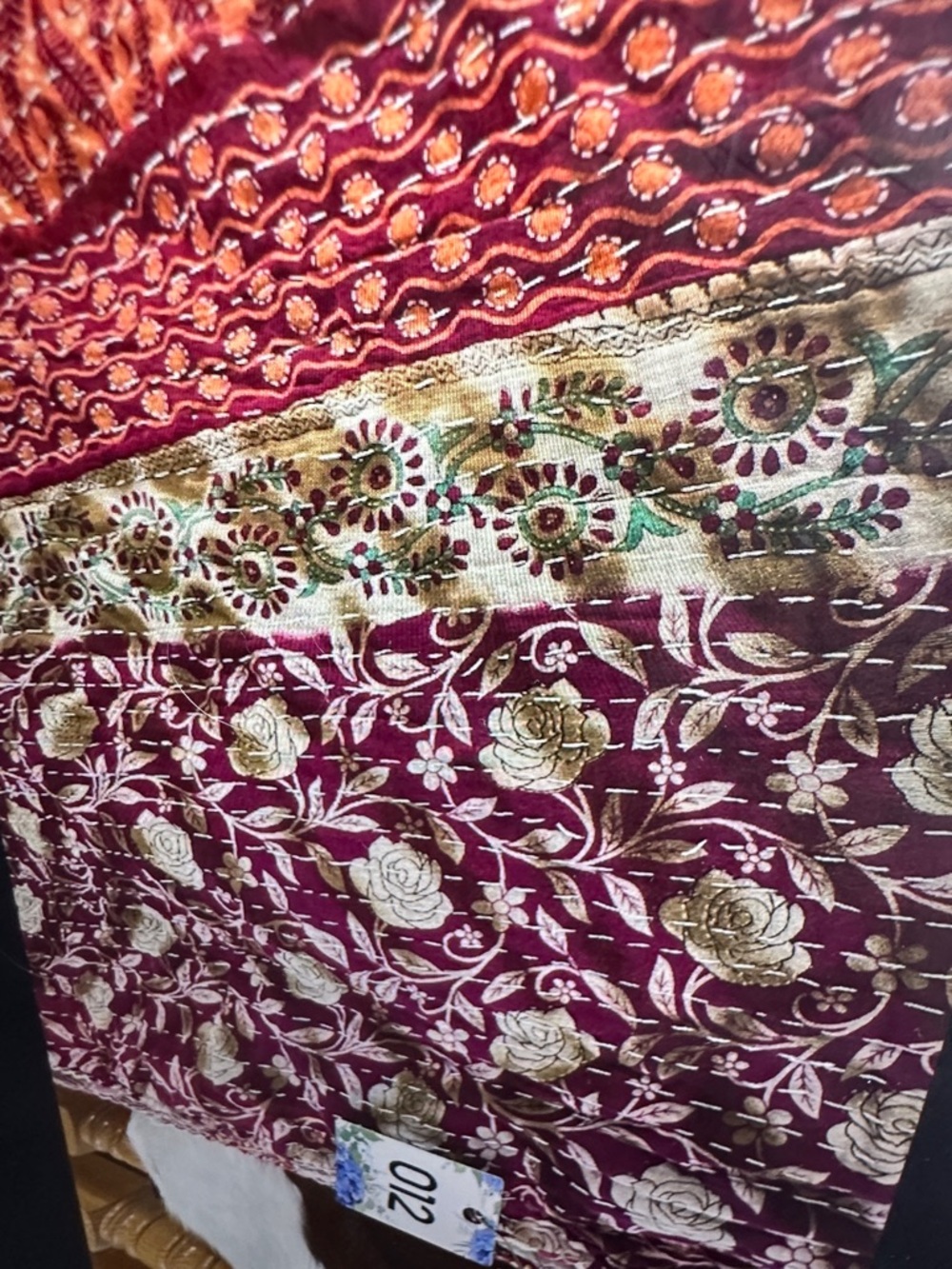K12 Amazing Reversible Twin Kantha Quilt